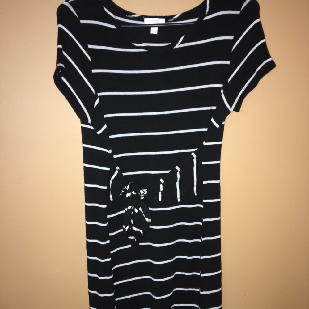 Striped t-shirt dress